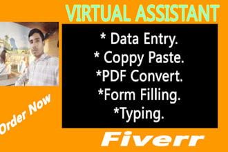 do data entry form filling