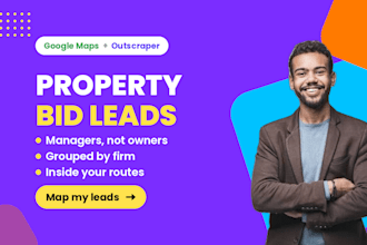 do commercial property manager leads snow removal landscaping bid list hoa