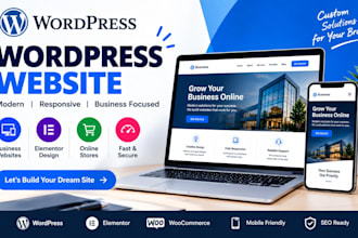 redesign your wordpress website with elementor