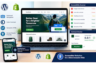 fix accessibility issues on wordpress and shopify websites