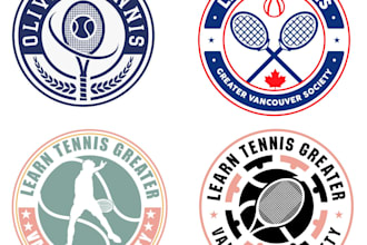 design a custom awesome tennis logo