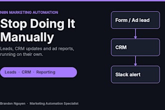 build n8n marketing automation for leads and reporting