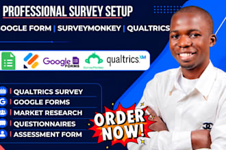 setup survey form on google form surveymonkey and qualtrics