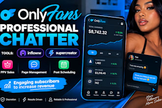 be your chatter for onlyfans and fanvue