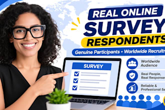 provide real online survey respondents, gather real online survey respondents