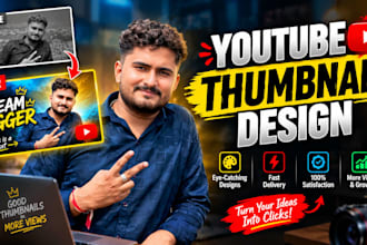 design amazing youtube thumbnails