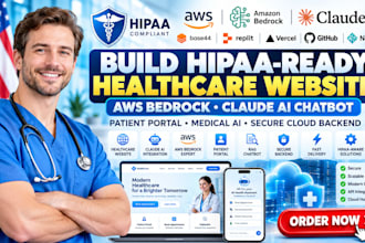 build hipaa compliant AWS bedrock medical healthcare website claude ai chatbot