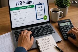 assist with indian income tax return preparation and tax documentation