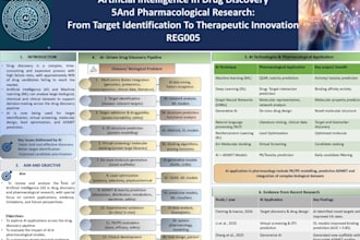 design a professional scientific research poster