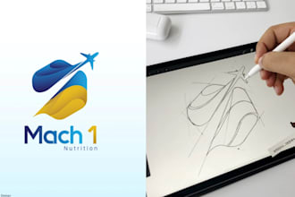 design a handcrafted 3d style logo with a premium finish