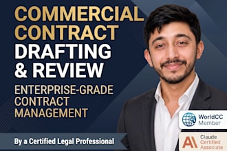 draft, review, and redline your commercial contracts and legal agreements
