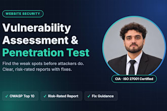 do vulnerability assessment and penetration testing of your website