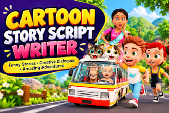 hindi kids animation scripts and funny cartoon stories