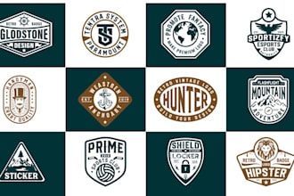 draw a badge logo design