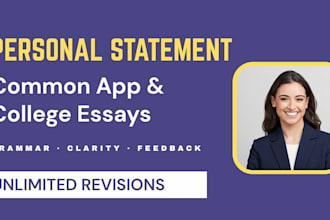 proofread and refine your university application essay personal statement