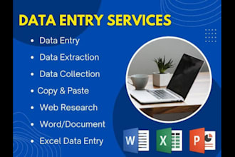 be virtual assistant for social media management admin task and data entr