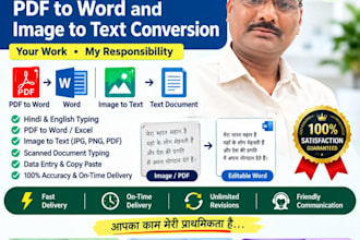 do hindi and english typing, data entry