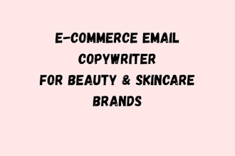 write high converting ecommerce emails for beauty brands
