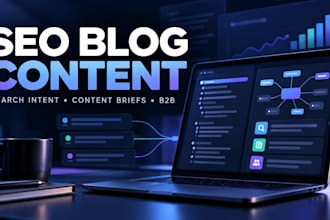 write seo blog posts and content briefs for saas e commerce and b2b brands
