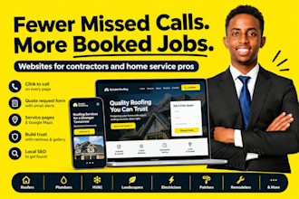 design a contractor website that gets you more calls and quote requests