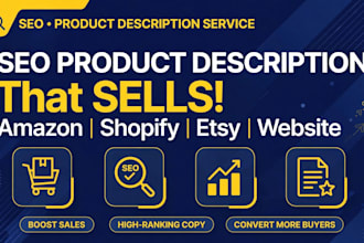 write SEO optimized amazon product description and ecommerce product description