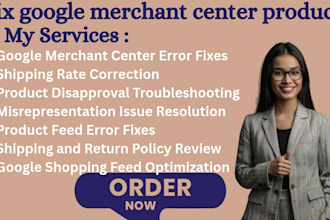fix google merchant center product shipping rate disapproval misreppersention