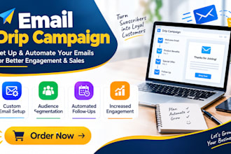 setup  podio drip campaign, email automation and workflow integration