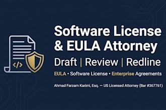 draft an enterprise software licensing agreement