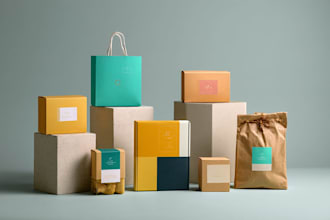 draw product packaging design