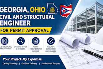 be georgia, ohio civil and structural engineer for permit approval