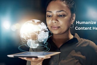 humanize ai content and edit english text