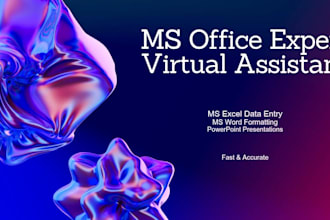 do professional ms word, ms excel, and power point