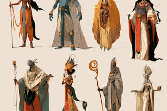 create a unique mythological artwork for you