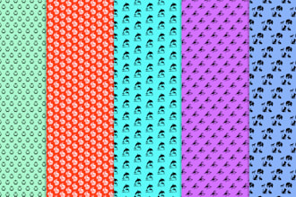do custom pattern, seamless pattern, fabric pattern design