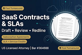 review and redline your saas subscription contract