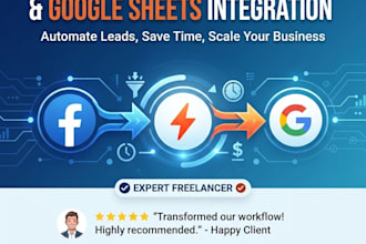 set facebook lead ads, google sheets, and gmail using zapier