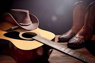 be your country singer songwriter and music producer for country and folk song