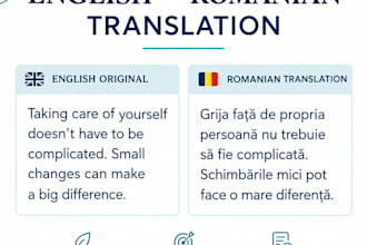 translate english to romanian and romanian to english