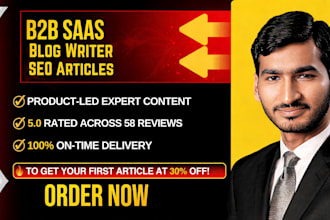 be your b2b saas blog writer for SEO articles