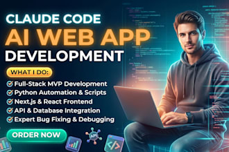 vibe coding build a web app mvp python automation bug fixing using claude code