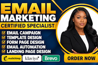 do klaviyo, mailchimp, brevo, activecampaign, mailerlite email marketing expert