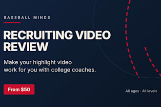 review your baseball recruiting video for college coaches