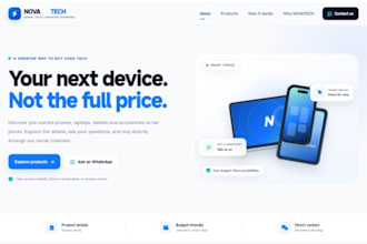 design a modern high converting landing page HTML CSS js