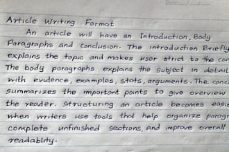do neat handwritten notes and handwritten assignments
