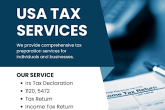 file US llc tax forms, income tax return, 1120, 5472 and irs tax declaration