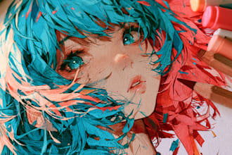 do a anime anime sheet art