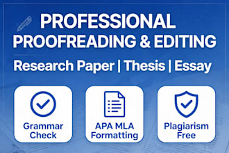 proofread and format your research paper