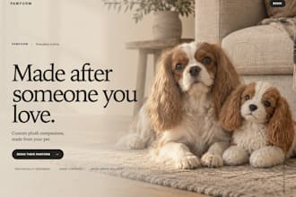 design and build a premium responsive brand website