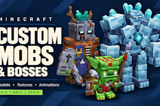 create custom minecraft mobs