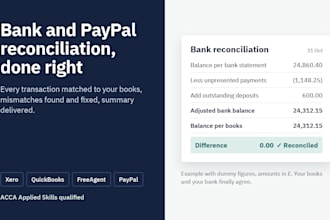do bank and paypal reconciliation in xero or quickbooks